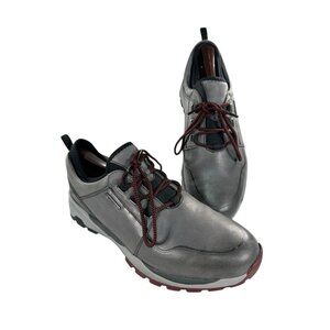 Johnston & Murphy Memory Foam Mens Size 9.5 M Gray Comfort Casual Shoes NICE